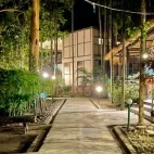 Infinity Resort Kaziranga, India, at night