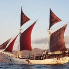 Exterior view of Katharina, in Indonesia