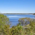 View of Lake Furen, Hokkaido, Japan.