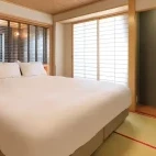 A double room at Hotel Tsubakino, Japan