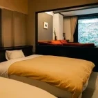 A western room at Yuyado Daiichi, Japan