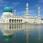 A mosque in Kota Kinabalu, Borneo
