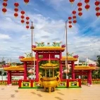 A Chinese temple in Kota Kinabalu, Borneo