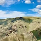 The Altai Mountains in Mongolia.