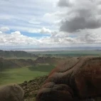 The Margaz mountain landscape, in Mongolia.