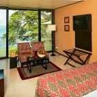 A Deluxe Lake Room at EKHO Safari Tissa, Sri Lanka