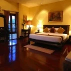 Bedroom at PhuWanalee Resort in Thailand