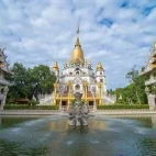View of Buu Long Pagoda, Ho Chi Minh City.