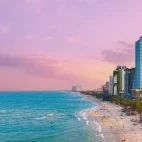 Da Nang Beach at sunset, Vietnam