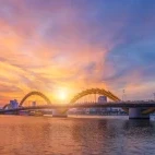 The Dragon Bridge in Da Nang, Vietnam