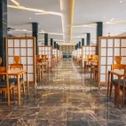 The day break restaurant at Vedana Lagoon Resort, Vietnam.