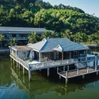 The rainbow restaurant at Vedana Lagoon Resort, Vietnam.