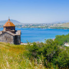 Sevanavank Monastery on the coast of Lake Sevan, Armenia