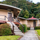 Exterior of Hill Lodge in Kinabalu National Park, Borneo