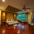 Bedroom at Kinabatangan Wetlands Resort, Borneo