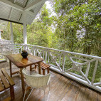 Balcony at Nepenthes Suite in Borneo