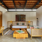 Bedroom at Bori Safari Lodge in India