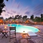 Swimming pool at Forsyth Lodge in India