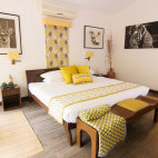 Bedroom at Singinawa Jungle Lodge in Kanha National Park, India