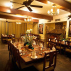 Bhaat Kholi fine dining at Singinawa Jungle Lodge in Kanha National Park, India