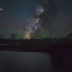 Milky Way over Hanle Gompa in India
