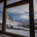 View from Snow Leopard Lodge in Ulley Valley, India