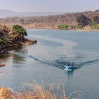 Boat trip in Panna National Park, India