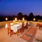 Terrace at Forsyth Lodge in India