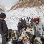 Lunch in Ulley Valley, India.