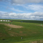 Ger camp in Mongolia