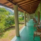 Verandah at Blue Magpie Lodge in Sri Lanka