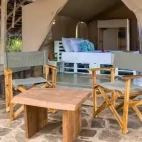 Deluxe tent at Wild Glamping Gal Oya in Sri Lanka