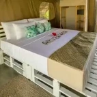 Deluxe tent at Wild Glamping Gal Oya in Sri Lanka