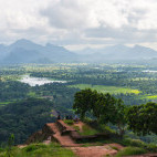 View from Sigiriya Rock Fortress in Sri Lanka