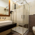 Bathroom at Kithala Resort in Tissamaharama, Sri Lanka