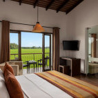 Bedroom at Kithala Resort in Tissamaharama, Sri Lanka