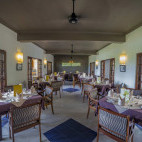 Dining room at Kithala Resort in Tissamaharama, Sri Lanka