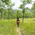Vedda man near Wild Glamping Gal Oya in Sri Lanka