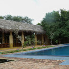 Swimming pool at Cloud 9 Resort in Wilpattu National Park, Sri Lanka