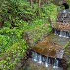 Waterway step in Alishan National Park, Taiwan