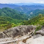 Walking & climbing trek through Dasyueshan Forest Recreation Area, Taiwan