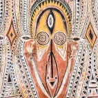 Apangi Spirit House in Sepik, Papua New Guinea.