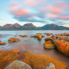 Hazards Mountain Range in Tasmania, Australia
