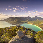 Wineglass Bay in Tasmania, Australia