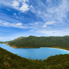 Wineglass Bay in Tasmania, Australia