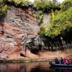 A Zodiac trip to Carnley Harbour.
