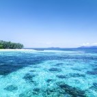 View of the Great Barrier Reef, Queensland, Australia.