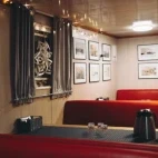 The communal dining area.