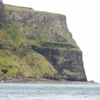 Cliffs at Canna in Scotland.