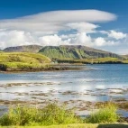 Scenery of Canna in Scotland